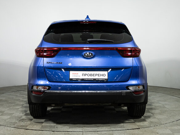2020 Kia Sportage IV Рестайлинг, синий, 1749700 рублей - вид 5