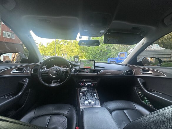 2014 Audi A6 IV (C7) Рестайлинг, чёрный, 1700000 рублей - вид 9