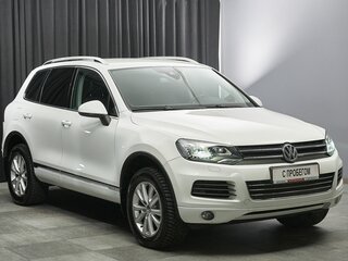 2013 Volkswagen Touareg II, белый, 2500000 рублей, вид 3