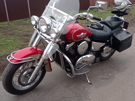 2001 Kawasaki VN1500 Vulcan, красный, 550000 рублей, вид 3