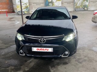 2015 Toyota Camry VII (XV50) Рестайлинг, чёрный, 1990000 рублей, вид 3
