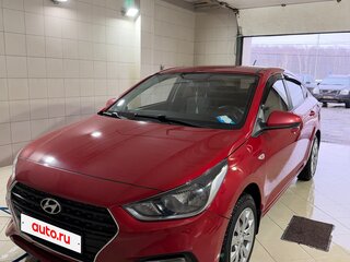 2019 Hyundai Solaris II, красный, 1175000 рублей, вид 3