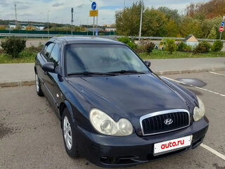 2004 Hyundai Sonata ТагАЗ IV (EF) Рестайлинг, чёрный, 350000 рублей, вид 1