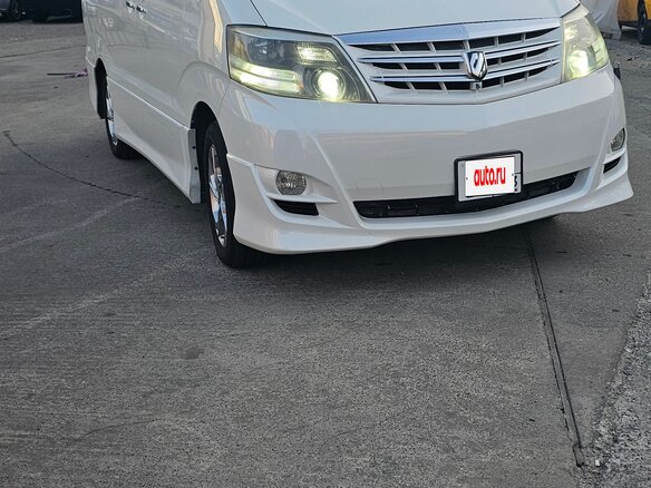 2007 Toyota Alphard I Рестайлинг, белый, 1900000 рублей - вид 2