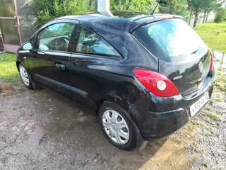 2007 Opel Corsa D, чёрный, 198000 рублей, вид 4