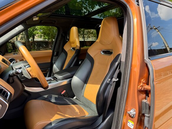 2019 Land Rover Range Rover Sport SVR II Рестайлинг, оранжевый - вид 9