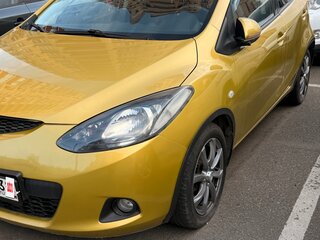 2008 Mazda 2 II (DE), жёлтый, 659000 рублей, вид 1