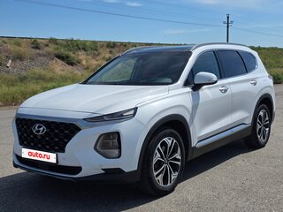 2018 Hyundai Santa Fe IV, белый, 3300000 рублей, вид 1