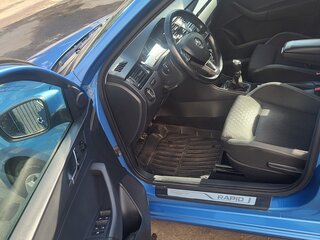 2015 Skoda Rapid I, синий, 800000 рублей, вид 5