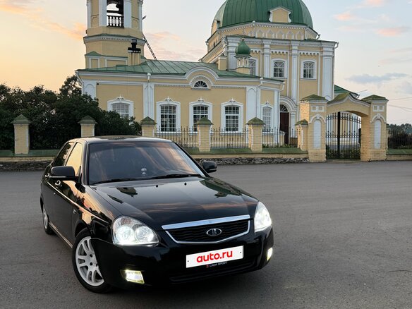 2009 Lada (ВАЗ) Priora I, чёрный, 449000 рублей - вид 2