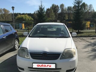 2001 Toyota Corolla IX (E120, E130), белый, 430000 рублей, вид 2