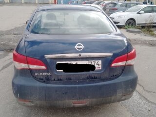 2014 Nissan Almera III (G15), синий, 405000 рублей, вид 2