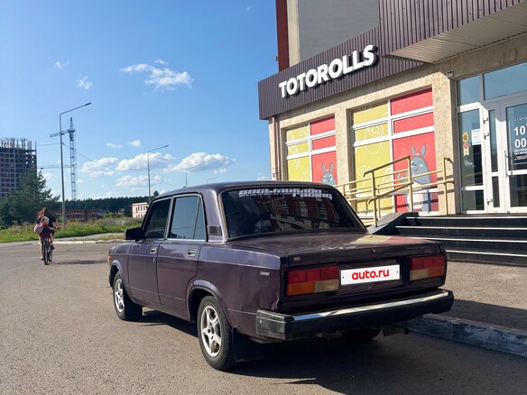 2002 Lada (ВАЗ) 2107, фиолетовый, 135000 рублей - вид 3