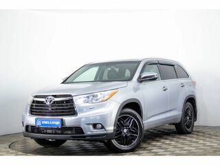 2014 Toyota Highlander III (XU50), серебристый, 2599000 рублей, вид 3