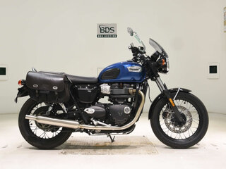 2023 Triumph Bonneville T100, синий, 890000 рублей, вид 1