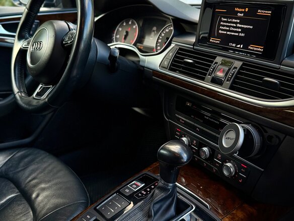 2014 Audi A6 IV (C7), чёрный, 1590000 рублей - вид 4