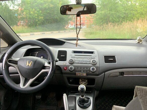 2007 Honda Civic VIII, золотистый, 615000 рублей - вид 7