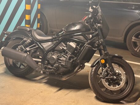 2021 Honda CMX 1100 Rebel, чёрный, 950000 рублей, вид 2