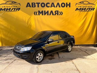 2012 Lada (ВАЗ) Granta I, чёрный, 210000 рублей, вид 1