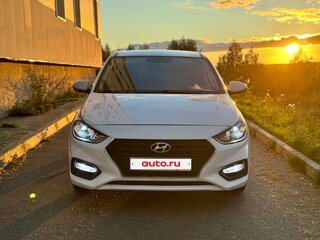 2017 Hyundai Solaris II, белый, 699000 рублей, вид 4