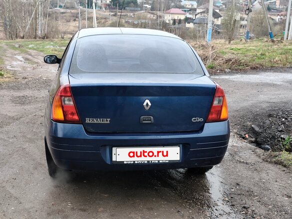 2001 Renault Clio II, синий, 250000 рублей - вид 7