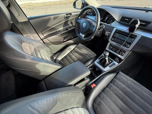 2008 Volkswagen Passat B6, синий, 790000 рублей - вид 10