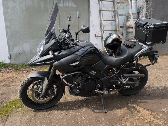 2017 Suzuki V-Strom 1000, чёрный, 600000 рублей - вид 15