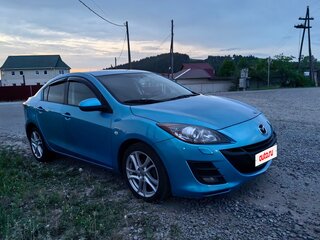 2010 Mazda 3 II (BL), голубой, 850000 рублей, вид 2