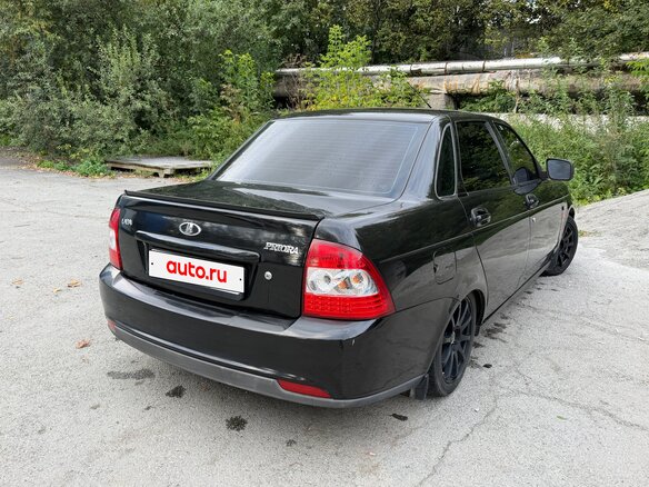 2015 Lada (ВАЗ) Priora I Рестайлинг, чёрный, 500000 рублей - вид 7