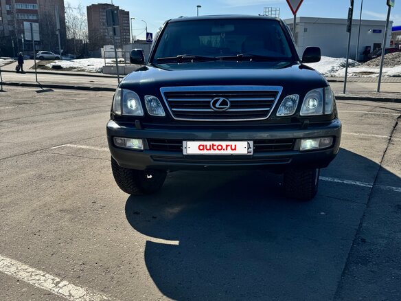 2005 Lexus LX 470 II Рестайлинг, чёрный, 1820000 рублей - вид 2