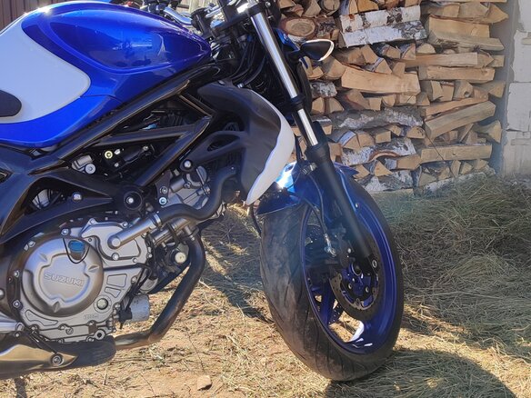 2013 Suzuki SFV 400 Gladius, синий, 370000 рублей - вид 8