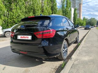 2020 Lada (ВАЗ) Vesta SW I, чёрный, 1370000 рублей, вид 4