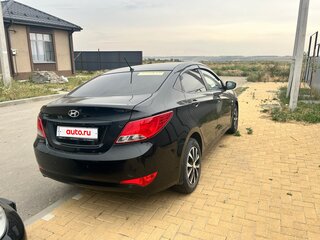 2015 Hyundai Solaris I Рестайлинг, чёрный, 915000 рублей, вид 5