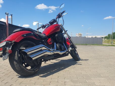 2012 Yamaha XVS1300, пурпурный, 570000 рублей, вид 5