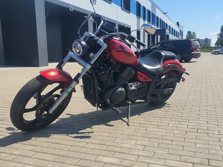 2012 Yamaha XVS1300, пурпурный, 570000 рублей, вид 2
