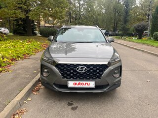 2019 Hyundai Santa Fe IV, серый, 4200000 рублей, вид 2