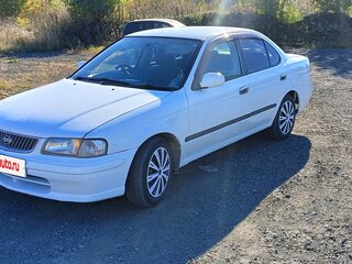 2001 Nissan Sunny B15, белый, 350000 рублей, вид 1