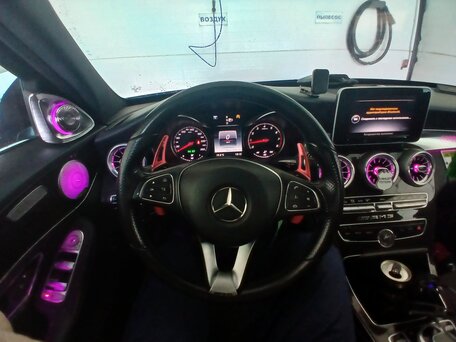 2014 Mercedes-Benz C-Класс 180 IV (W205), чёрный, 1650000 рублей, вид 5
