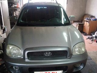 2003 Hyundai Santa Fe I, серый, 495000 рублей, вид 1