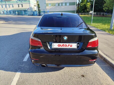 2007 BMW 5 серии 520d V (E60/E61) Рестайлинг, чёрный, 930000 рублей, вид 5