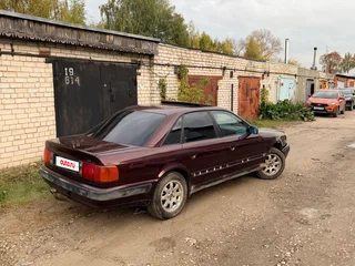 1992 Audi 100 IV (C4), красный, 160000 рублей, вид 3