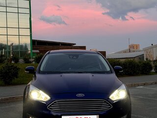 2015 Ford Focus III Рестайлинг, синий, 1260000 рублей, вид 3