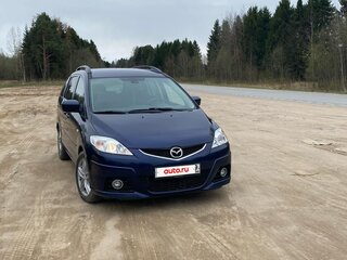 2009 Mazda 5 I (CR) Рестайлинг, синий, 800000 рублей, вид 2
