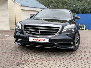2019 Mercedes-Benz S-Класс 350 d Long VI (W222, C217) Рестайлинг, чёрный, 7600000 рублей, вид 1