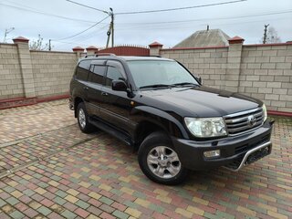 2006 Toyota Land Cruiser 100 Series Рестайлинг 2, чёрный, 1750000 рублей, вид 1