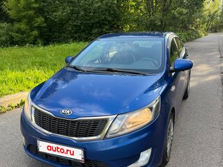 2012 Kia Rio 4-speed III, синий, 570000 рублей, вид 2