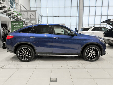 2017 Mercedes-Benz GLE Coupe 350 d I (C292), синий, 4480000 рублей, вид 4
