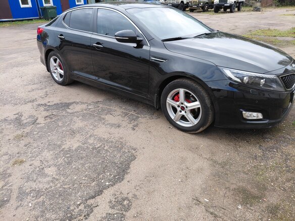 2013 Kia Optima III Рестайлинг, чёрный, 1199000 рублей - вид 1