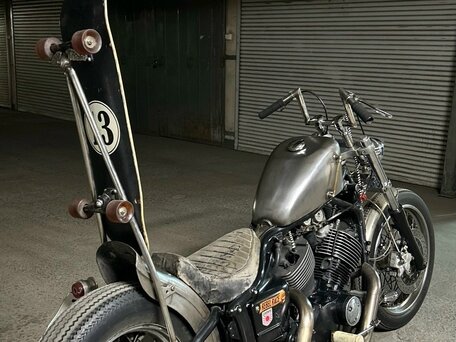 1996 Yamaha XVS400 Drag Star, чёрный, 450000 рублей, вид 3