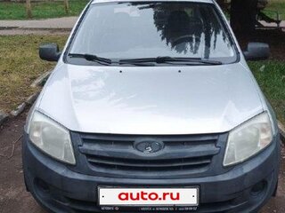 2015 Lada (ВАЗ) Granta I, серебристый, 450000 рублей, вид 1